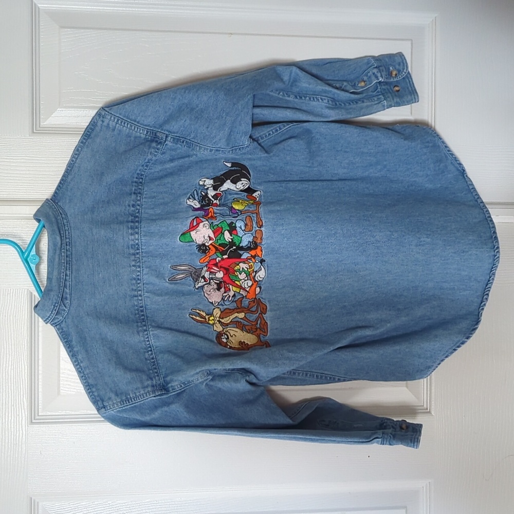 Vintage Looney Tunes denim shirt